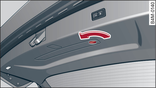 Илл. 332 Крышка багажника: знак аварийной остановки